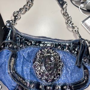 Small Blue Guess Purse